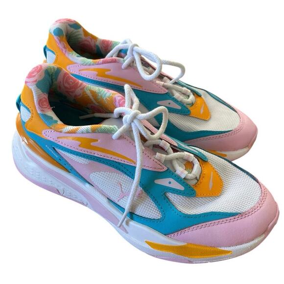 Puma RS-Fast Flower Aura Running System Athletic Sneaker  6.5 C/8.5 Womens Shoe - Picture 1 of 8